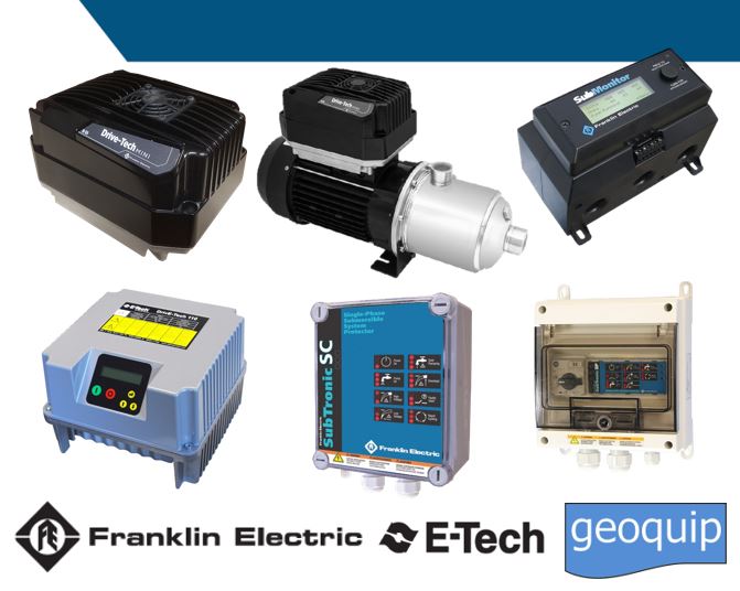 E-tech Franklin Electric Inverters, Drives, Controls & Protection